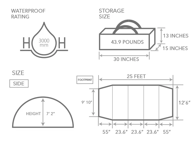 Kamaboko Super Tent (L)