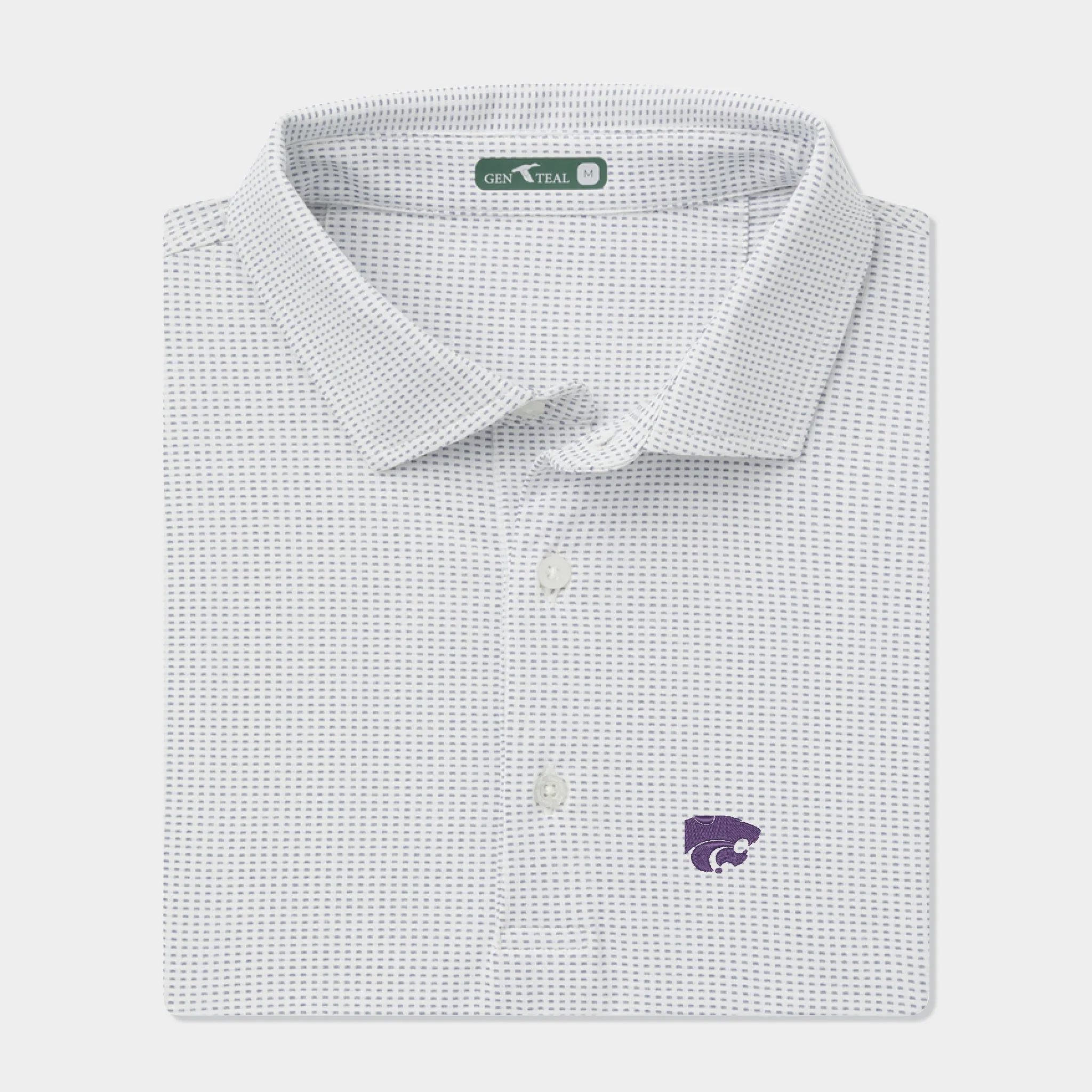 Kansas State Textured Jacquard brrrº Polo