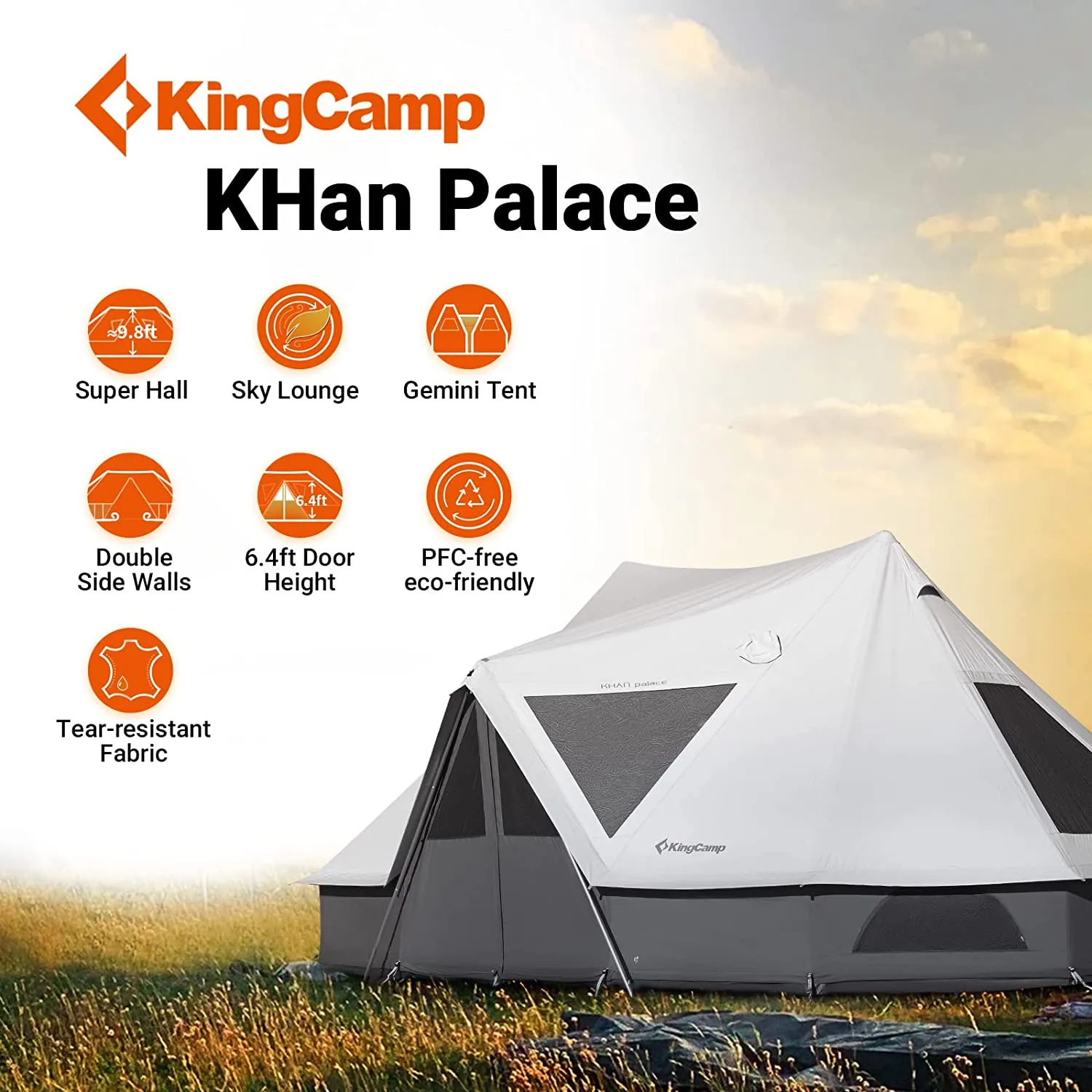 KingCamp Khan Palace Glamping Tent