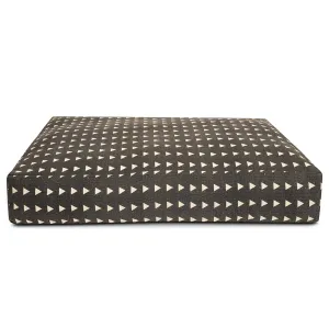 Pawpourri Bohemian Aztec Rectangle Bed for Dogs (Black)