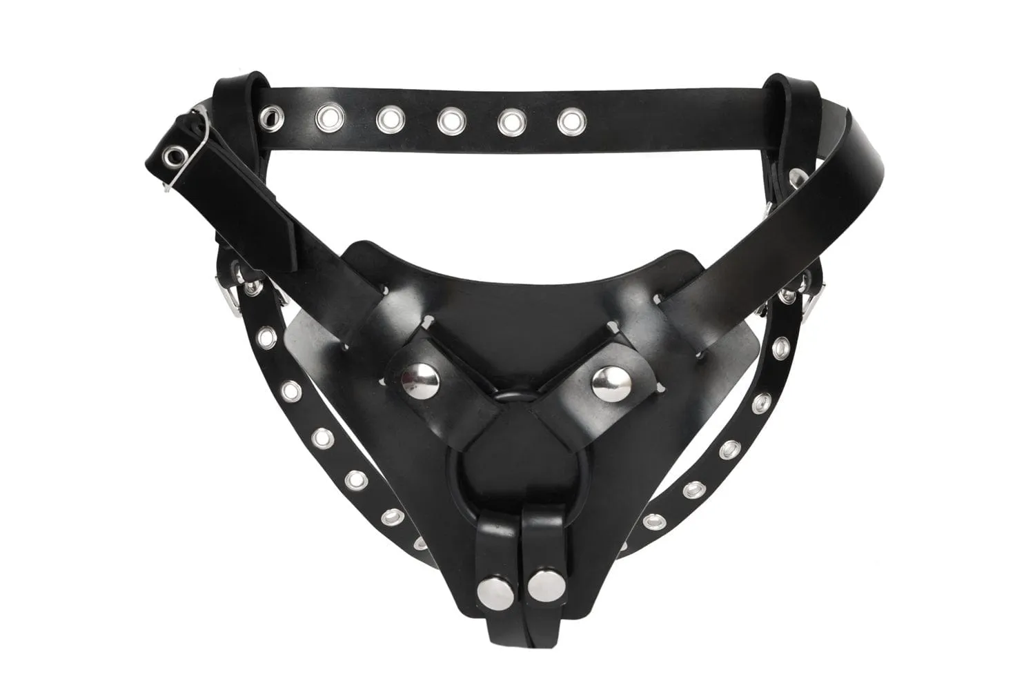 Rubber Deluxe Strap On Harness