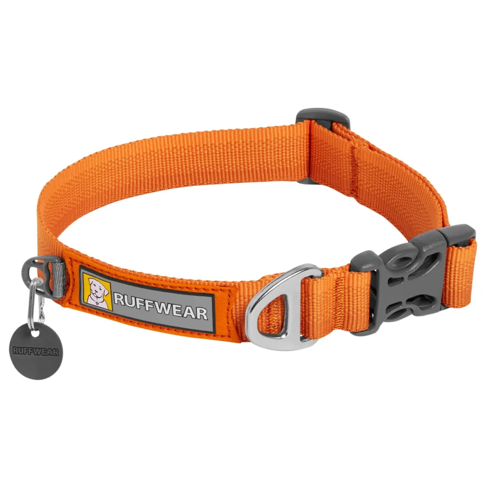 Ruffwear Front Range Collar for Dogs (Campfire Orange)