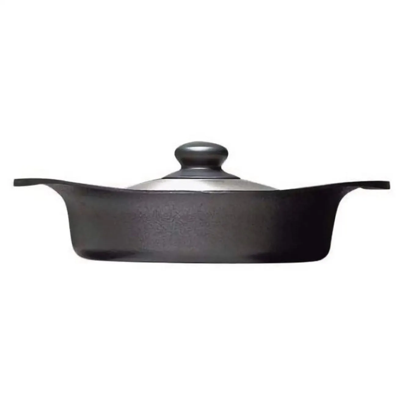 Sori Yanagi TEKKI (cast iron) Pan (shallow) 22cm without lid/with stainless lid/with cast iron lid and handle SY-YT