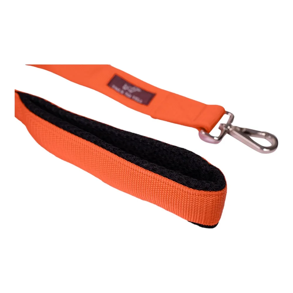 Tails to Tell Tactical Polyester Leash for Dogs (Orange)