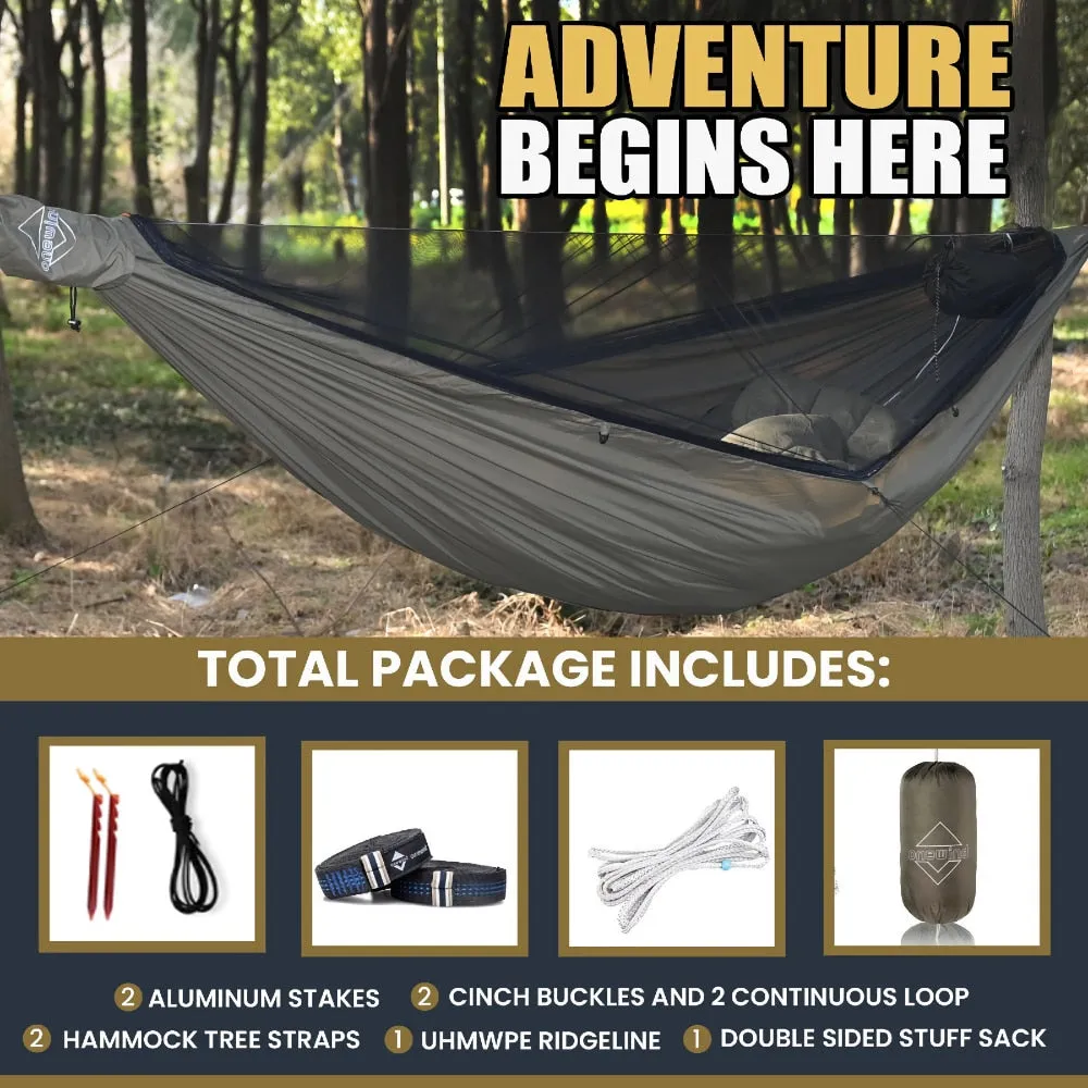 Tempest 12' Zipper Camping Hammock