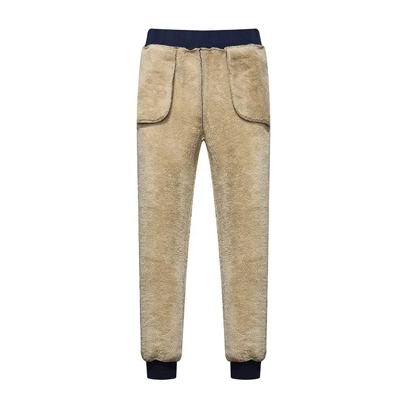 Trending Winter Men's Wool Pants - Thick Fleece Joggers Winter Sweatpants (TG4)(CC2)(F9)