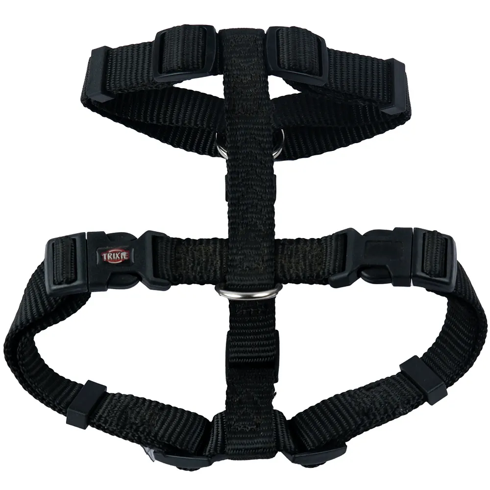 Trixie Premium H Harness for Dogs (Black)