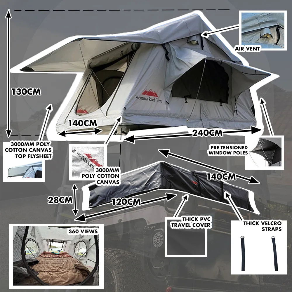 Ventura Deluxe 1.4 Roof Top Tent (IN STOCK)