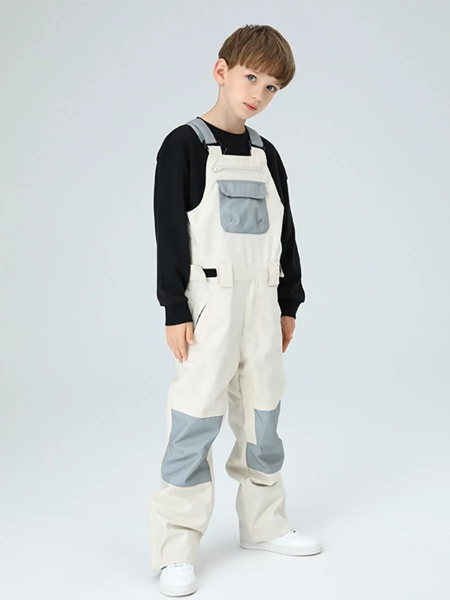 Yeefine Boys Colorblock Ski Overall Bib Pants