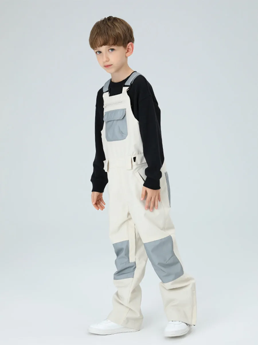 Yeefine Boys Colorblock Ski Overall Bib Pants